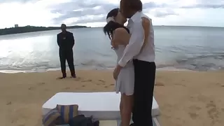 Open-air fucking with a Japanese babe & her man - Mizuki Miri